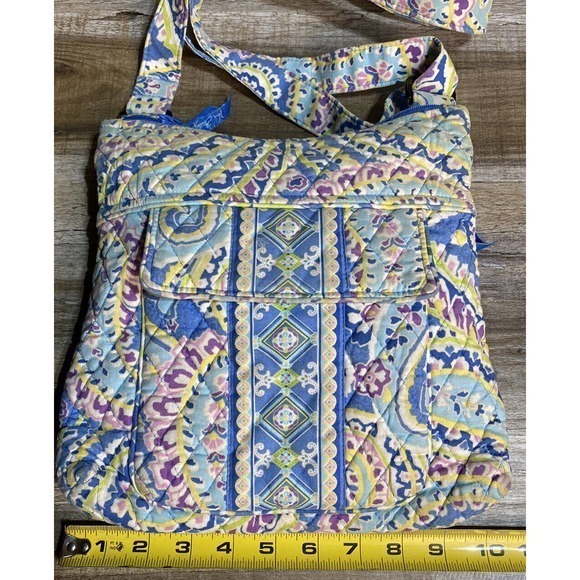 VERA BRADLEY Hipster CAPRI BLUE Retired Pattern Crossbody Purse Womens - Picture 4 of 9